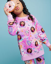Baby Kids Bamboo Pajamas — Gabby's Dollhouse™ Sprinkle Party Jogger Set — Image 1