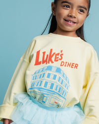 Baby Kids Bamboo Pajamas — Gilmore Girls™ Luke's Diner Crew Neck Sweatshirt — Image 1