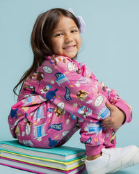 Baby Kids Bamboo Pajamas — Gilmore Girls™ Relaxed Fit Jogger Set — Image 1