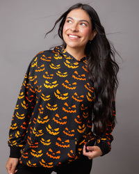 Baby Kids Bamboo Pajamas — Grin Reaper Adult Unisex Hoodie — Image 3