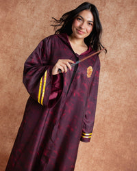 Baby Kids Bamboo Pajamas — Harry Potter™ Gryffindor House Adult Crested Robe — Image 5
