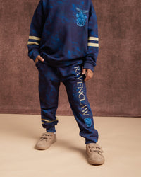 Baby Kids Bamboo Pajamas — Harry Potter™ Ravenclaw House Relaxed Fit Jogger Set — Image 7