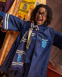 Baby Kids Bamboo Pajamas — Harry Potter™ Ravenclaw House Crested Robe — Image 10