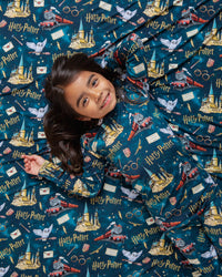 Baby Kids Bamboo Pajamas — Harry Potter™ Off To Hogwarts Bum Bum Blanket - Plush — Image 5