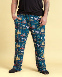 Baby Kids Bamboo Pajamas — Harry Potter™ Off To Hogwarts Men's Pajama Pants — Image 2
