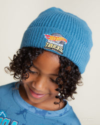 Baby Kids Bamboo Pajamas — Hot Wheels™ Monster Trucks Kid's Beanie — Image 1