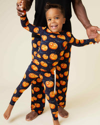 Baby Kids Bamboo Pajamas — Jack Of All Frights Long Sleeve Pajama Set — Image 5