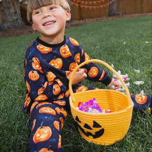 Baby Kids Bamboo Pajamas — Jack Of All Frights Relaxed Fit Jogger Set — Image 1