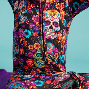 Baby Kids Bamboo Pajamas — Killer Smile Convertible Romper — Image 1