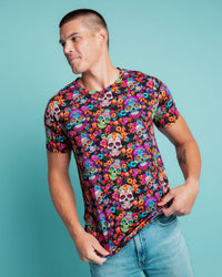 Baby Kids Bamboo Pajamas — Killer Smile Men's Short Sleeve T-Shirt — Image 1