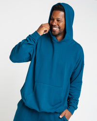 Baby Kids Bamboo Pajamas — Navy or Not Adult Unisex Hoodie — Image 1