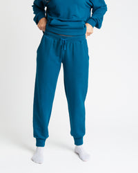 Baby Kids Bamboo Pajamas — Navy or Not Women's Jogger Sweatpants — Image 1