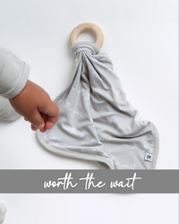 Baby Kids Bamboo Pajamas — Worth The Wait Lovey — Image 1