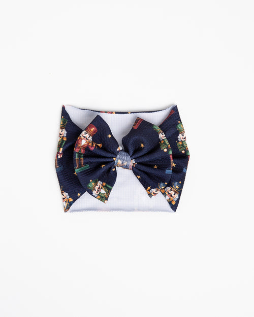 Baby Kids Bamboo Pajamas — Nutty By Nature Biggie Bow — Image 2