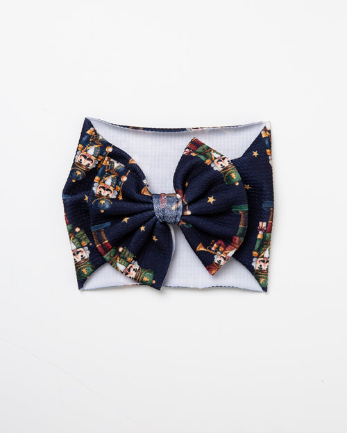 Baby Kids Bamboo Pajamas — Nutty By Nature Biggie Bow — Image 4