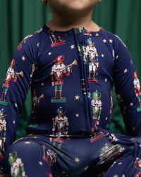 Baby Kids Bamboo Pajamas — Nutty By Nature Convertible Romper — Image 1