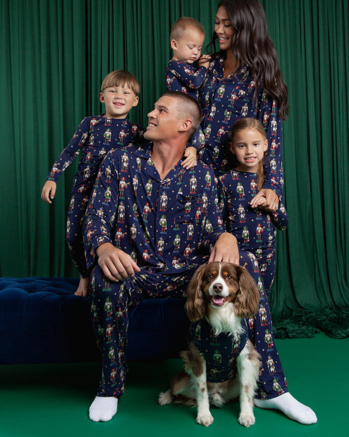 Baby Kids Bamboo Pajamas — Nutty By Nature Dog Sweater — Image 5