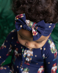 Baby Kids Bamboo Pajamas — Nutty By Nature Headwrap — Image 1