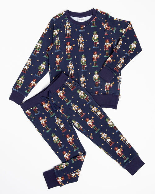 Baby Kids Bamboo Pajamas — Nutty By Nature Jogger Set — Image 2