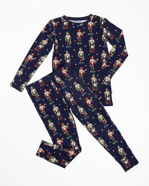 Baby Kids Bamboo Pajamas — Nutty By Nature Long Sleeve Pajama Set — Image 2