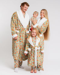 Baby Kids Bamboo Pajamas — Paw-liday Portraits Adult Plush Robe — Image 1