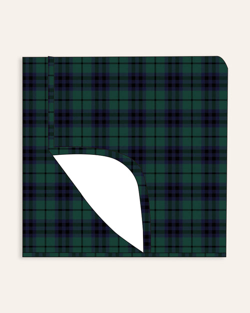 Baby Kids Bamboo Pajamas — Plaid Tidings Bum Bum Blanket - Plush — Image 2