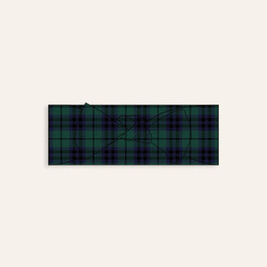 Baby Kids Bamboo Pajamas — Plaid Tidings Headwrap — Image 1