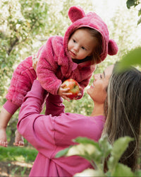 Baby Kids Bamboo Pajamas — Plum Pickin’ + Plaid It Cool Newborn Bundle — Image 6