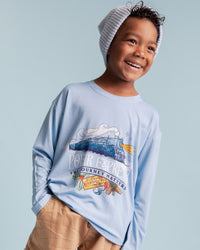 Baby Kids Bamboo Pajamas — Polar Express™ Long Sleeve Shirt — Image 1