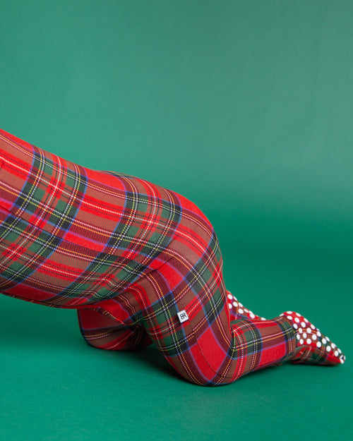 Baby Kids Bamboo Pajamas — Prepped & Plaid Convertible Romper — Image 8