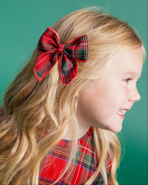Baby Kids Bamboo Pajamas — Prepped & Plaid Woven Piggy Clip Set — Image 5