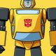 Bumblebee character from Transformers featuring a yellow and black color scheme.