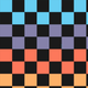 Colorful checkered pattern in various shades