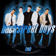 Backstreet Boys group photo with members posing in stylish outfits.