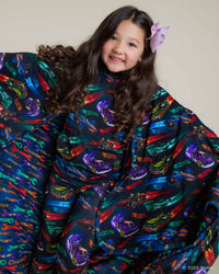 Baby Kids Bamboo Pajamas — Hot Wheels™ Race Day Bum Bum Blanket — Image 3