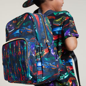 Baby Kids Bamboo Pajamas — Hot Wheels™ Race Day Kids Back Pack — Image 3