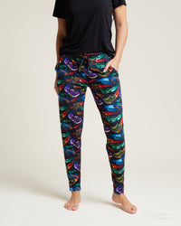 Baby Kids Bamboo Pajamas — Hot Wheels™ Race Day Women's Pants — Image 1