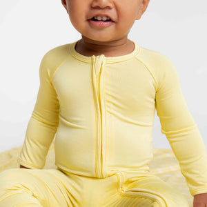 Baby Kids Bamboo Pajamas — Ray of Cute Convertible Romper — Image 1