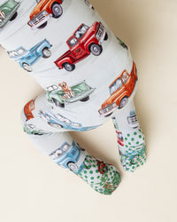 Baby Kids Bamboo Pajamas — Ruff Ride Convertible Romper — Image 1