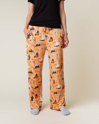 Baby Kids Bamboo Pajamas — Scaredy Catwalk Women’s Wide Leg Pants — Image 1