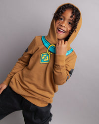 Baby Kids Bamboo Pajamas — Scooby-Doo™ Character Hoodie — Image 1