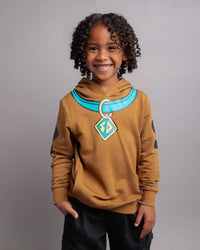 Baby Kids Bamboo Pajamas — Scooby-Doo™ Character Hoodie — Image 1