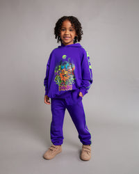 Baby Kids Bamboo Pajamas — Scooby-Doo™ Monster Mischief Hooded Set — Image 1