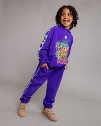 Baby Kids Bamboo Pajamas — Scooby-Doo™ Monster Mischief Hooded Set — Image 1