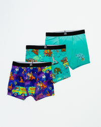 Baby Kids Bamboo Pajamas — Scooby-Doo™ Mystery Crew 3-Pack Boy's Boxer Brief Underwear — Image 1