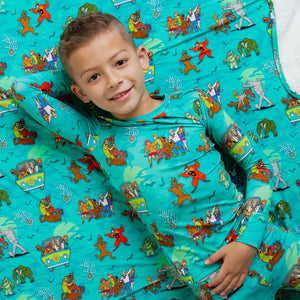 Baby Kids Bamboo Pajamas — Scooby-Doo™ Mystery Crew Bum Bum Blanket - Plush — Image 1