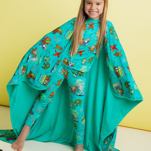 Baby Kids Bamboo Pajamas — Scooby-Doo™ Mystery Crew Bum Bum Blanket — Image 1