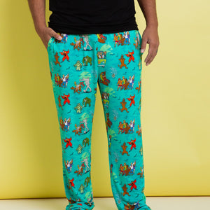 Baby Kids Bamboo Pajamas — Scooby-Doo™ Mystery Crew Men's Pajama Pants — Image 1