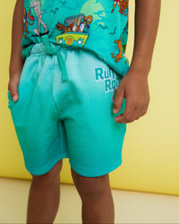Baby Kids Bamboo Pajamas — Scooby-Doo™ Mystery Crew Pull-On Shorts — Image 1