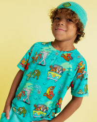 Baby Kids Bamboo Pajamas — Scooby-Doo™ Mystery Crew T-Shirt — Image 1